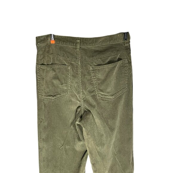Lands End Womens Olive Green Corduroy Pants Size 10 Regular 100% Cotton - Picture 7 of 11